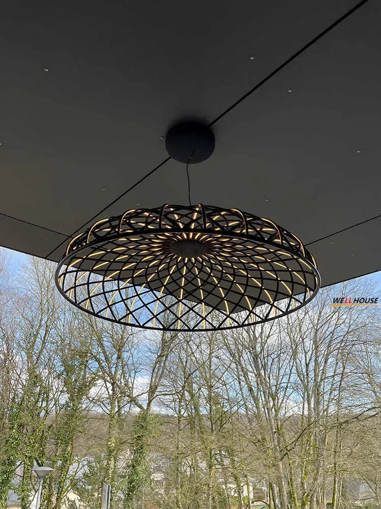 Designer Skynest Pendant Light Foscarini Mesh Macaron Lamp Living Room Staircase Restaurant Bar Chandelier Home Decor Aesthetic