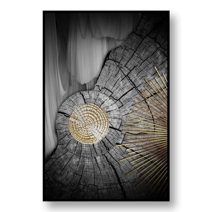 Abstract Annual Ring Decoration Mural Light Luxury Minimalist Style Poster BedRoom Wall Art Canvas Painting Home Decor Aesthetic