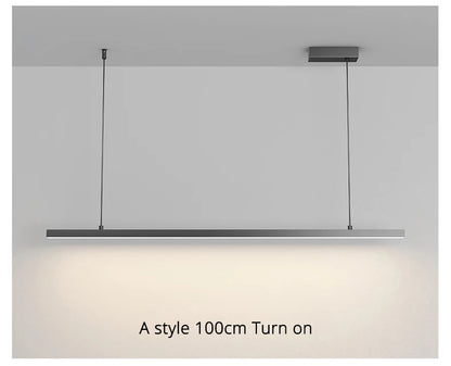 Modern Led Minimalist Long Pendant Lights For Home Villa Living Bedroom Dining Room Study Indoor Lighting Decoration Lamps