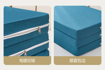 Folding Mattress Queen Size Memory Foam Mattress Japanese Tatami Sponge Mattress Multifunctional Removable Washable Mattress Pad