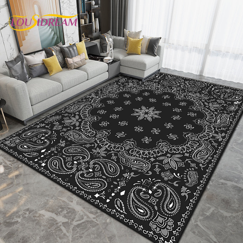Persia Bohemia Nordic  Area Rug Large,Carpet Rug for Living Room Bedroom Sofa Doormat Decoration,kids Play Non-slip Floor Mat 3D