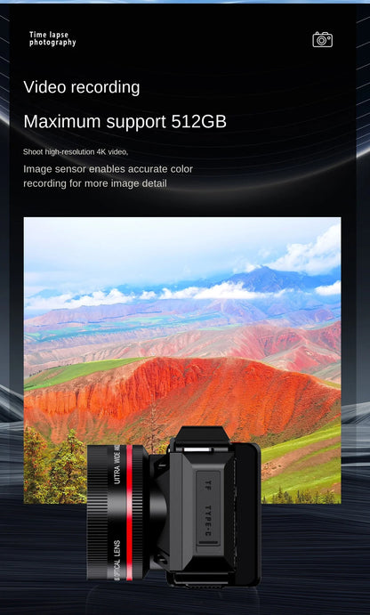 D100 4K HD 70 Million DSLR Digital Camera Recording Function, Supports WIFI, Night Camera Function, Autofocus Digital Camera