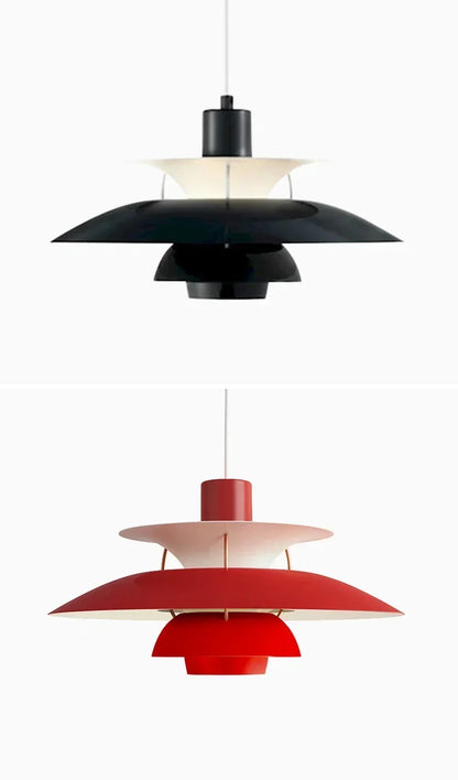 Danish Design Pendant Lights Colorful Umbrella Led Hanging Lamp Living Room Lustre Kitchen Chandeliers Droplight