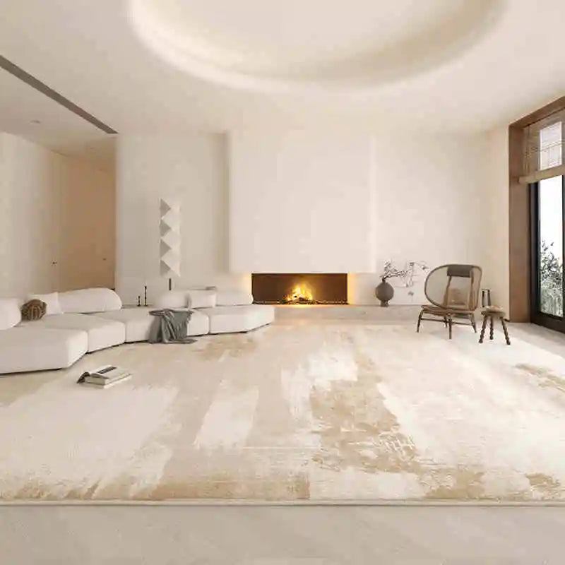 Maillard Style Carpets for Living Room Fluffy Soft Bedroom Decor Plush Carpet Luxury Cloakroom Thick Rug Large Area Washable Mat