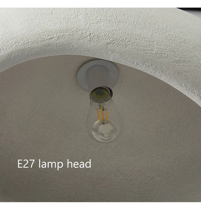 Nordic Minimalist Wabi Sabi Wind E27 LED Chandelier for Dining Room Pendant Lights Modern Bedroom Bar Loft Hanging Lamps Fixture