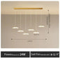 LED Restaurant Chandelier Hanging Pendant Light for Company Hotel Front Desk Lighting Spotlight Lotus Leaf Dining Table Fixtures