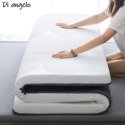 Elastic Stereoscopic Latex Mattress, Cushion, Home, Double, Foldable, Comfortable, Tatami Mat, Sleeping Pad, Soft Mattress, # SW