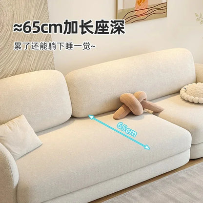 Modern Corner Sofa Bed for Living Room, Recliner Floor Couch Single Luxury Nordic Furniture