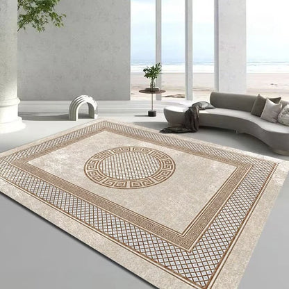 European Style Luxury Large Area Decor Rugs Home Frame Pattern Living Room Carpets Bedroom Lounge Coffee Tables Soft Floor Mat