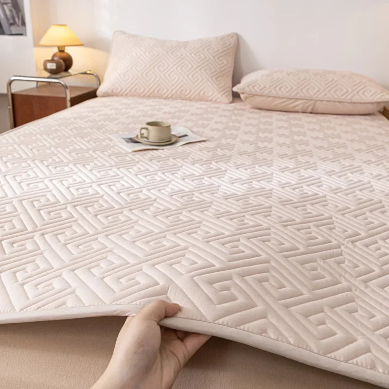 Twin Bed Mattress Single Living Room Full Folding Camping Mattress Massage Portable Viscoelastic Topper Colchon Home Furniture