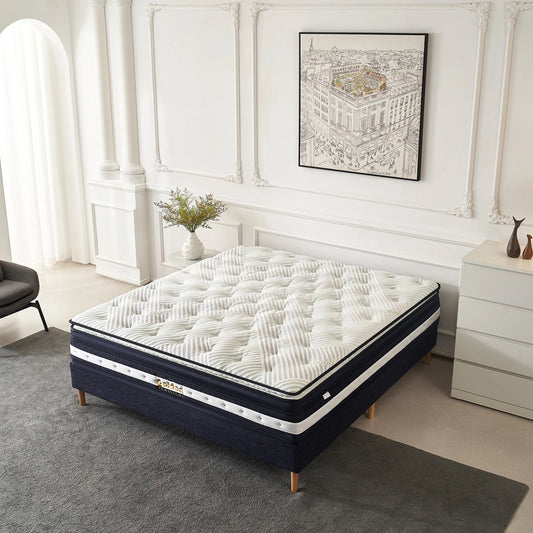 Cheap Price High Quality Latex Mattress Memory Foam Hypo-Allergenic Wholesale Queen Size Pocket Spring Bed Mattress