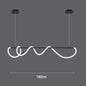 Post-Modern Restaurant Notes Long Hose Lamp Creative Bar Cafe Shop Art Front Desk Designer Chandeliers