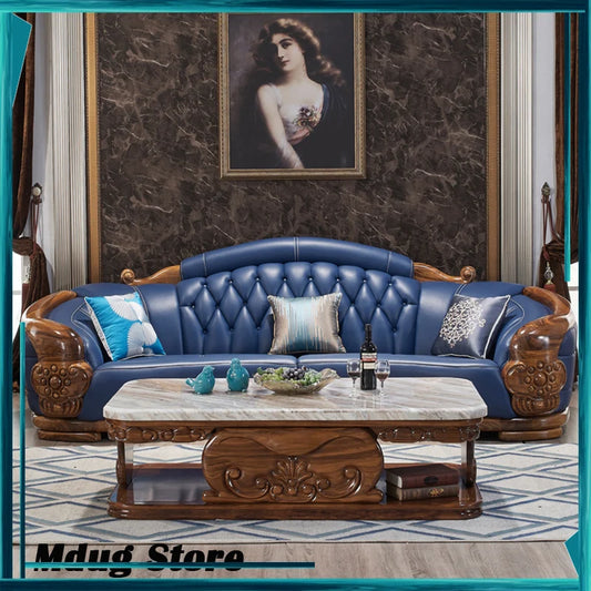 Classic Double Sofa Game Apartment Cushion Corner Elegant Sofa Relaxing Couples Luxury Divani Da Soggiorno Home Decoration