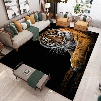 3D tiger printed carpet Fashion yoga mat Photography prop room decor  area rug  carpets for living room