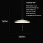 Modern Flying Saucer LED Pendant Lights Personality Home Decor Hanging Lamp Dining Table Bar Living Room Artistic UFO Chandelier