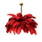 Feather Chandelier Ceiling Lamp LED Pendant Light Nordic Home Decor Lustre Modern Chandelier Pendant Light for Living Room