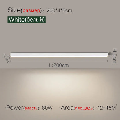Ceiling lamps for kitchen, living room, ceiling lights led bedroom, dining room, Nordic modern aisle, balcony strip light