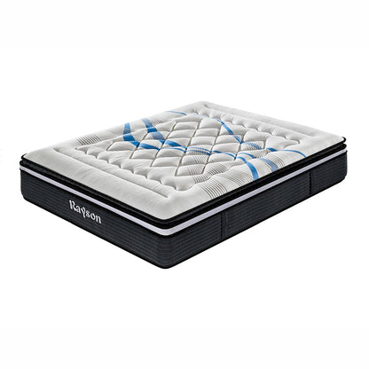 12 Inch Mattress Twin Full Queen King Bed Size Mattresses Medium Firm 7 Zone Pocket Spring Mattress Bedroom Furniture