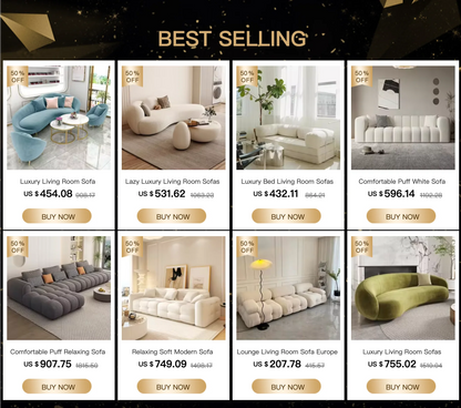 Lazy Luxury Living Room Sofas Modern Double Accent Lounge Sofas Designer Comfortable Divani Da Soggiorno Home Decoration