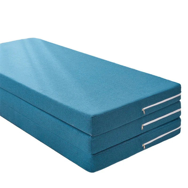 Folding Mattress Queen Size Memory Foam Mattress Japanese Tatami Sponge Mattress Multifunctional Removable Washable Mattress Pad