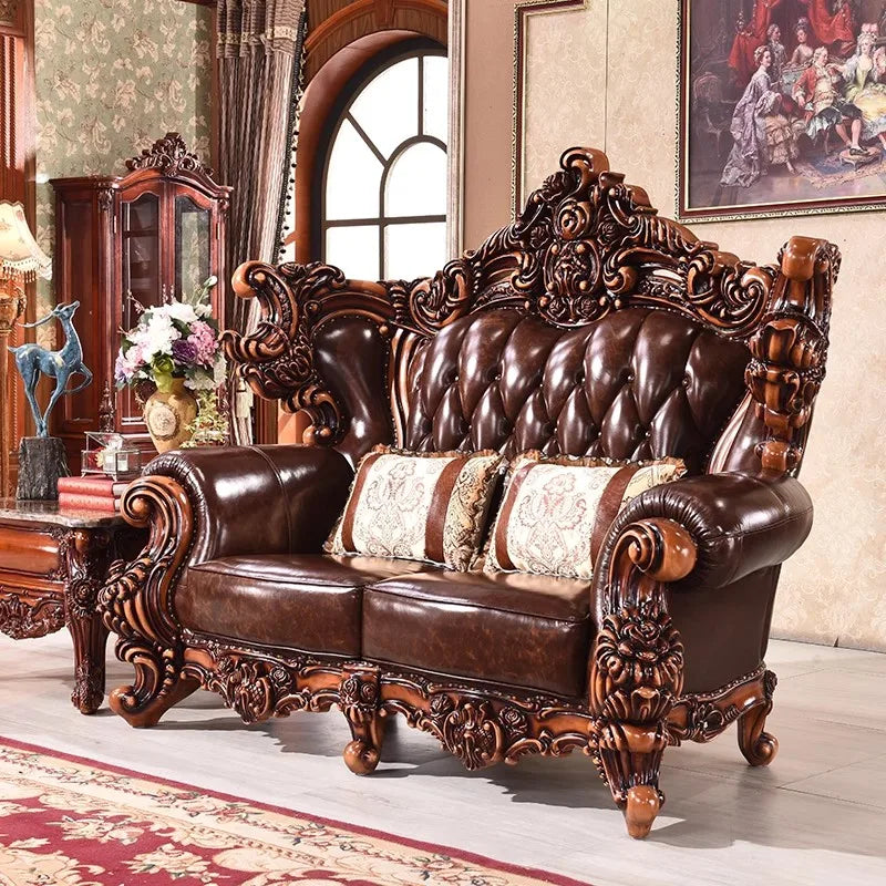 Adults Sleeper Sofas Classic Armrest Luxury Romantic Lounge Sofas Large Nordic Corner Sedie Da Soggiorno Home Decoration