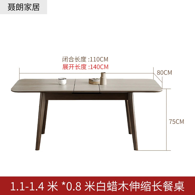 Cafe Table Living Room Dining Wooden Expandable Simple Island Luxury Kitchen Garden Home Furniture Mesas Comedor Craft Bar JGY