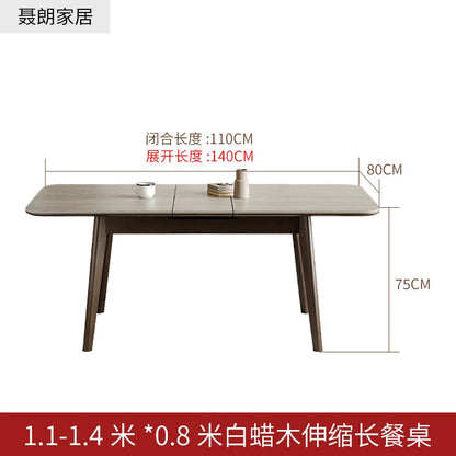 Cafe Table Living Room Dining Wooden Expandable Simple Island Luxury Kitchen Garden Home Furniture Mesas Comedor Craft Bar JGY