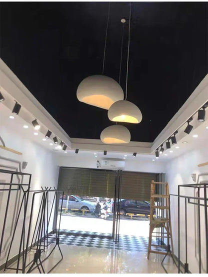 Nordic Minimalist Wabi Sabi Wind E27 LED Chandelier for Dining Room Pendant Lights Modern Bedroom Bar Loft Hanging Lamps Fixture