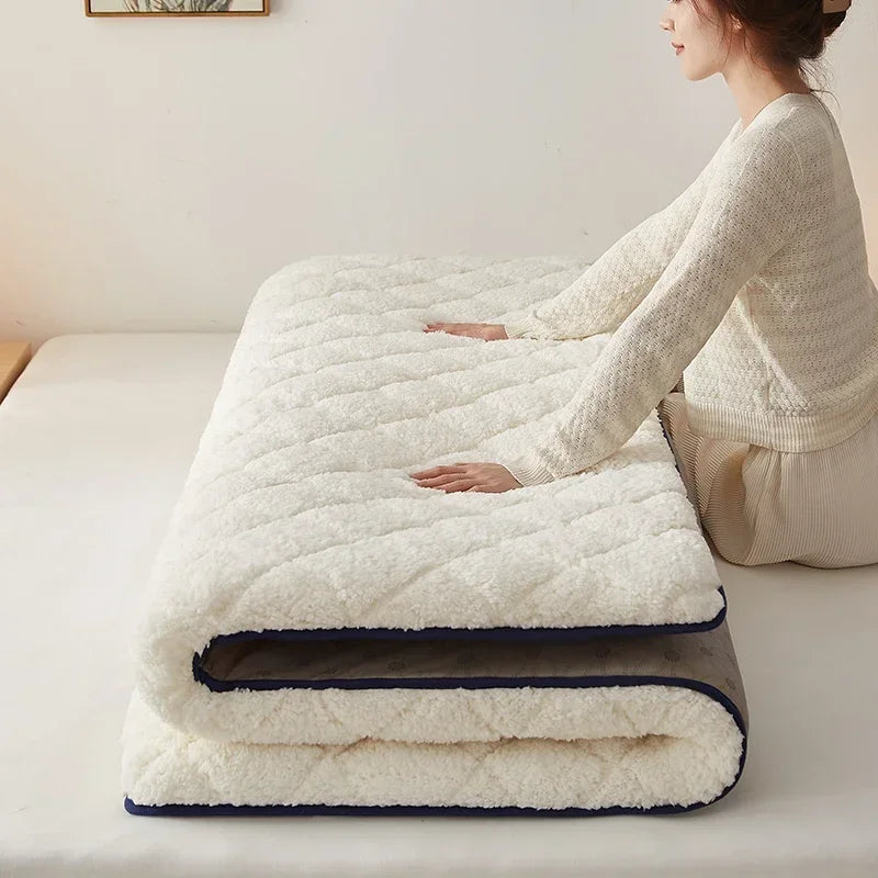 Comfortable Armchair Bed with Tatami Mattress Inflatable Sleeping Mat Single Futon Bed Home or Use
