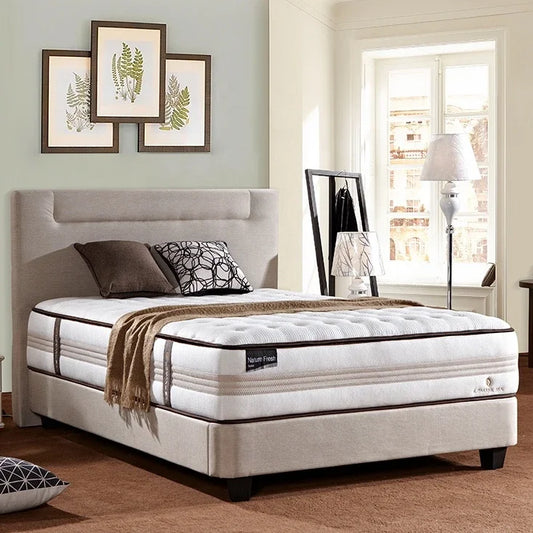 Factory wholesale price Hypo-allergenic mattress manufacturer luxury king queen size hotel bed pocket spring mattress in a box