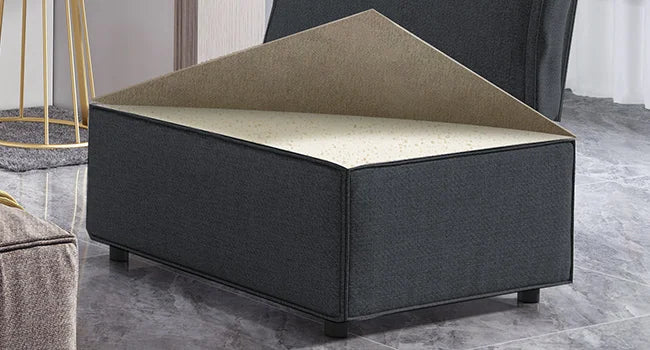 Modular Sectional Sofa with Chaise, Convertible Oversize L Shaped Couch with Reversible Ottoman,Linen 6 Seater Free Combination