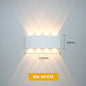 Aluminum LED Wall Lamp Waterproof IP65 Outdoor Garden Lights 8W 12W Interior Wall Light for Bedroom Living Room Stairs Lighting