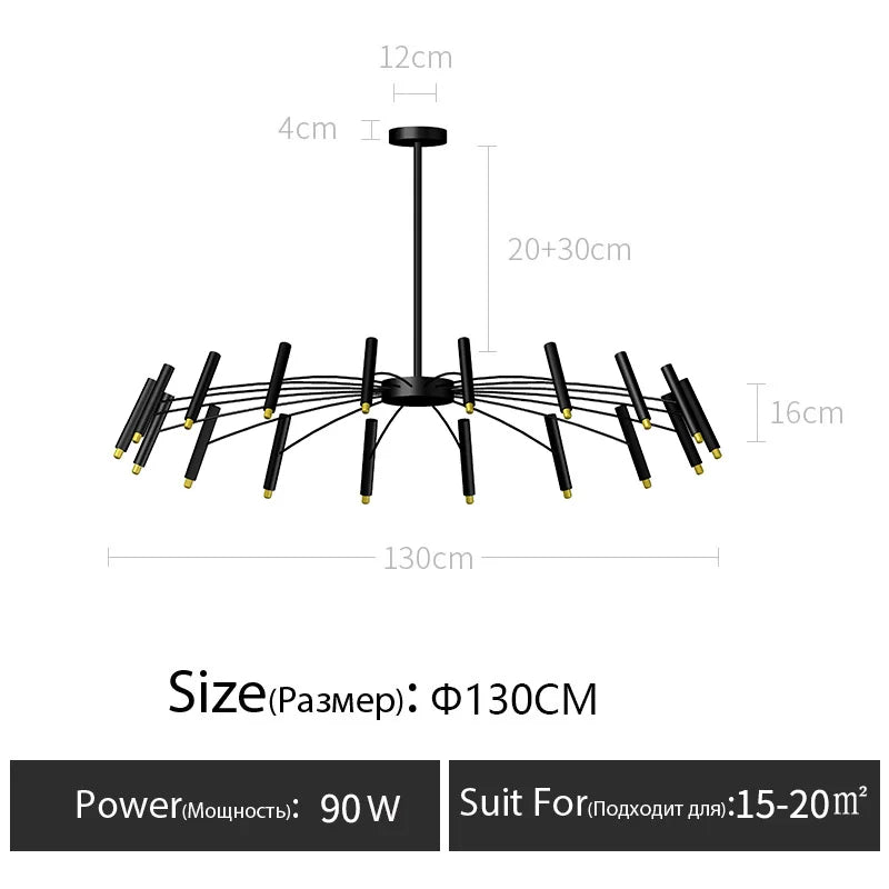 Living room lamp, new light luxury bedroom chandelier Nordic lamps modern minimalist atmosphere For home dining room Lights