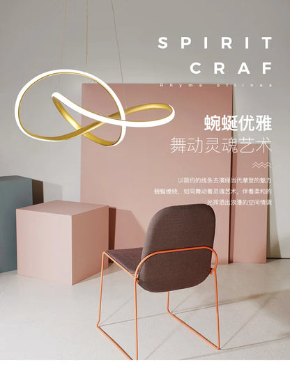 Dining Room Lamp Personality Creativity Clover Restaurant Pendant Lamp Nordic Modern Simple Dining Room Hotel Art Bar Lamp