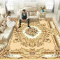 European Red Luxury Carpet Large Living Room Decoration Home Rugs Soft Comfortable Lounge Rug Anti Slip Washable Bedroom Mat