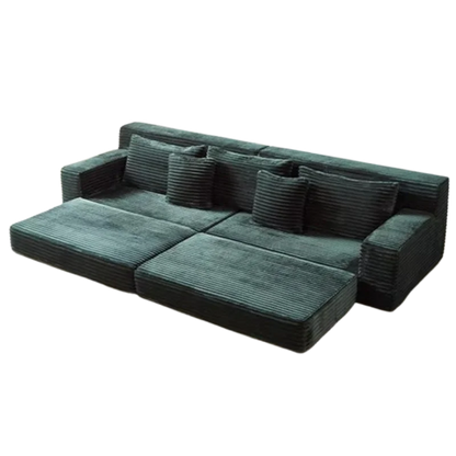 Designer Living Room Couch Bed Fabric Modern Foldable 2025 Boneless Sofa Puffs Vacuum Sleeper Woonkamerbanken Furniture Home