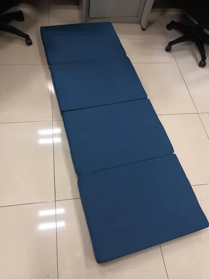 Memory Foam Folding Mattress Office Nap Bed Compact Tatami Yoga Mat Foldable Sponge Mattress Portable Single Bed for Easy