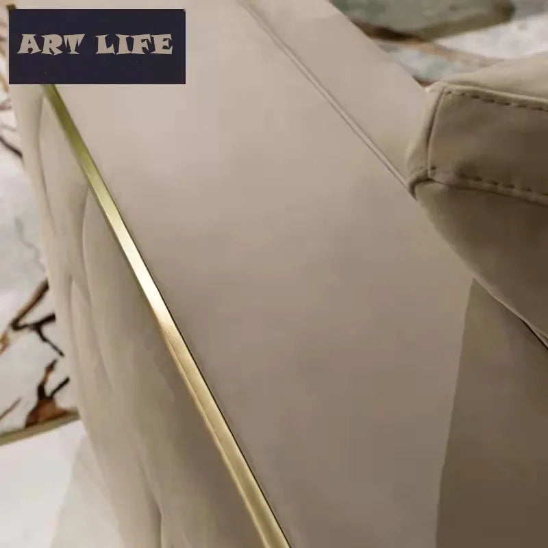 Luxury Furniture Sectional Corner Couch 1+2+3 Luxury Furniture Set Italian Modern Living Room Sofa Sets
