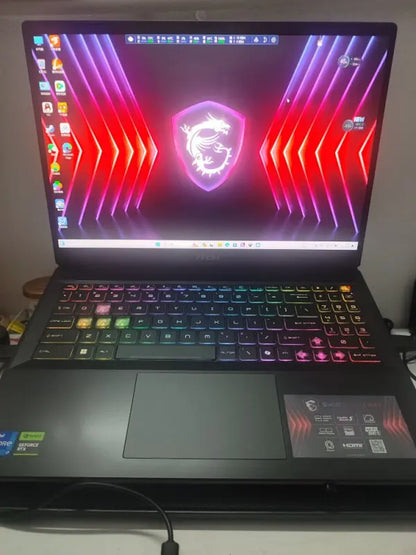 2024 MSI Sword 16 HX Laptop 16 Inch 2.5K QHD 240Hz IPS Screen Notebook i7-14700HX 16GB 1TB SSD RTX4060 Gaming Netbook Computer