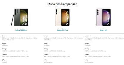 Samsung S23 Ultra 5G S918U1 Original 6.8" AMOLED ROM 256GB/512GB/1TB Snapdragon NFC  US Version Cell Phone S23U