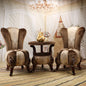 European-Style Leisure Chair Coffee Table Three-Piece Living Room Sofa Couch Balcony Table and Chair Living Room