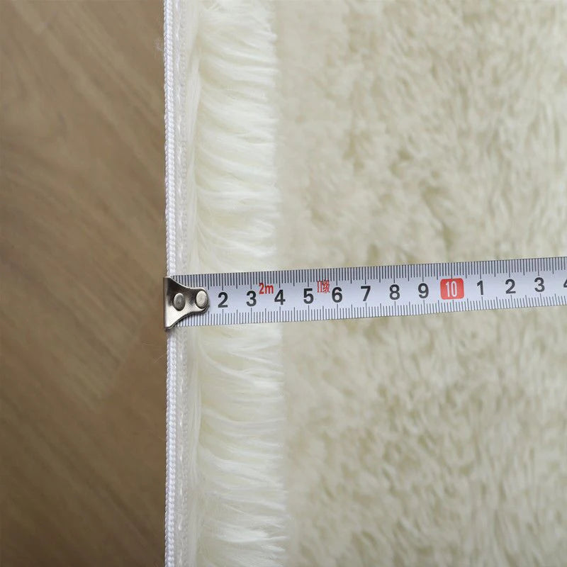 Pink Bedroom Carpet For Children's  Room Cute Girls Floor Soft Mat Living Room Decoration White Fluffy Large Kids Bedside Rugs