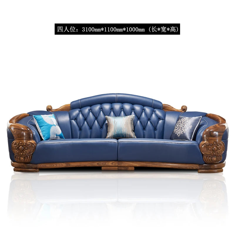 Classic Double Sofa Game Apartment Cushion Corner Elegant Sofa Relaxing Couples Luxury Divani Da Soggiorno Home Decoration