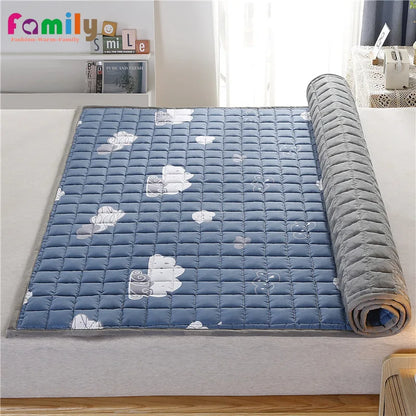 Ultra-soft foldable Cotton Mattress, Breathable Anti Tatami Mat, Student Dormitory, Single, Double, King Size Bed, Household