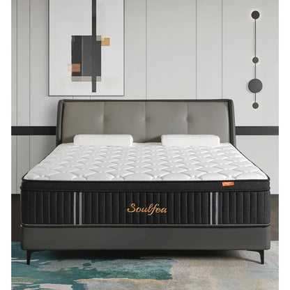 Size ,12 Inch Hybrid Full Mattress in a Box with Memory Foam & Individual Pocket Spring for Edge Support,Pressu
