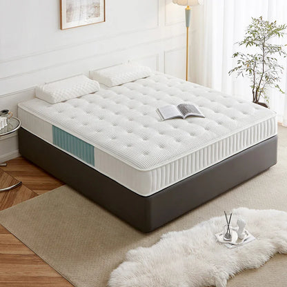 117008I Quanu Comfortable Soft King Size Customization Bedroom Latex Mattress Home Mattresses
