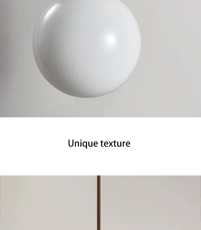 Cream Style Pendant Lamp Bedroom Bedside Led Chandelier Stone Wood Light Designer Bauhaus Medieval Restaurant Bar Small Lights