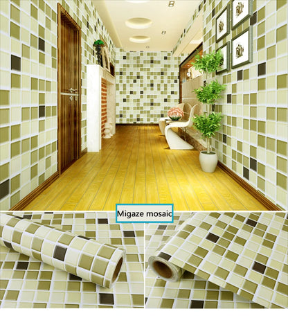Red Brick Moisture-Proof Waterproof Renovation Sticker PVC Self-Adhesive Room Decoration Bedroom Study Background Wall Wallpaper