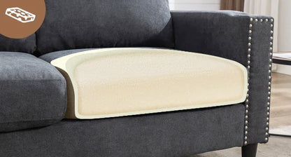 Convertible Sectional Couches for Living Room, L-Shaped Couch 3 Seats Sofas with Storage Chaise & 2 Cup Holders, Small Sofa