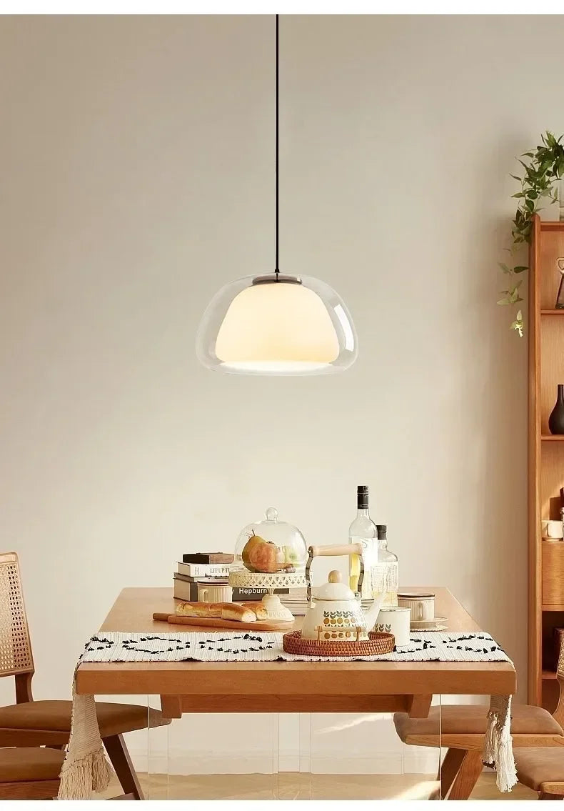 Lustre Glass Hanging Lamps Modern Luxury Home Decor Pendant Light Bedroom Living Room Kitchen Dining Table Cafe Suspend Fixture